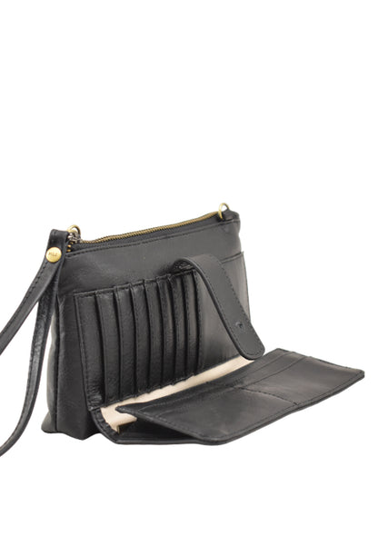 The Angelyn with Shoulder Strap, Black