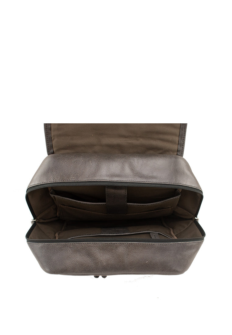 Anton, Steel Gray Hi-Shine Nappa