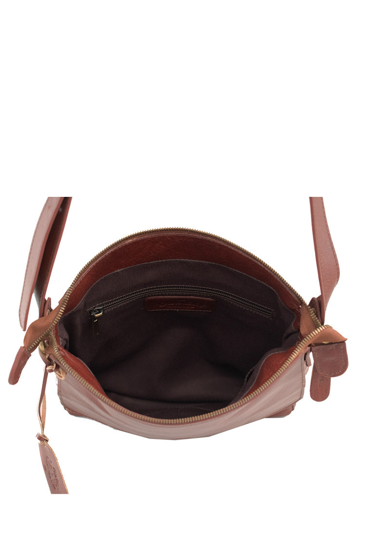 The Enrique, Reddish Brown Nappa