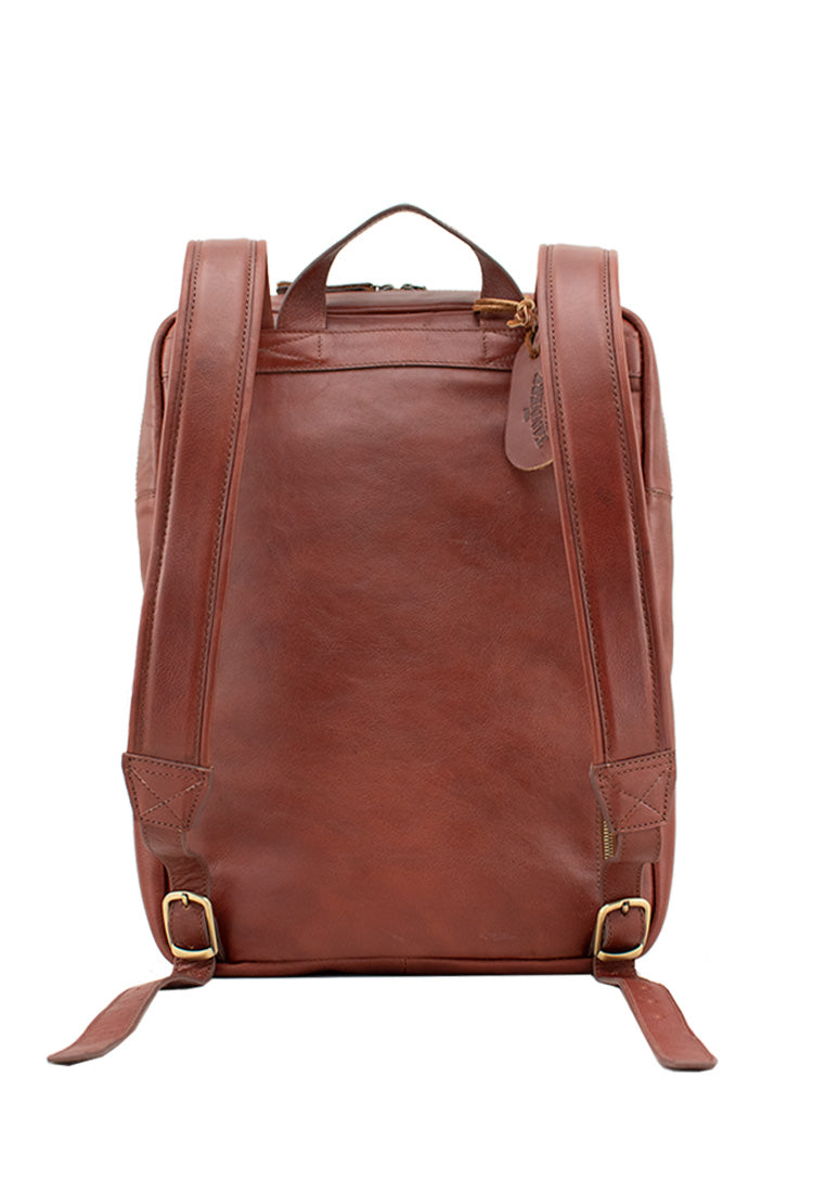 Javier, Reddish Brown Nappa