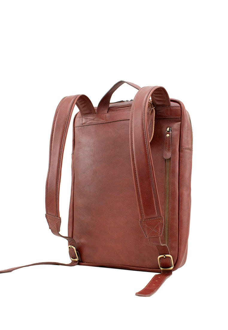 Javier, Reddish Brown Nappa
