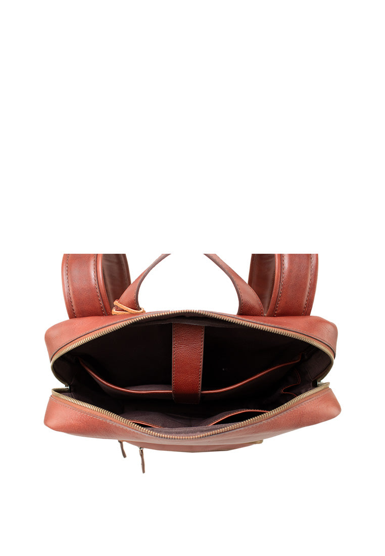 Javier, Reddish Brown Nappa