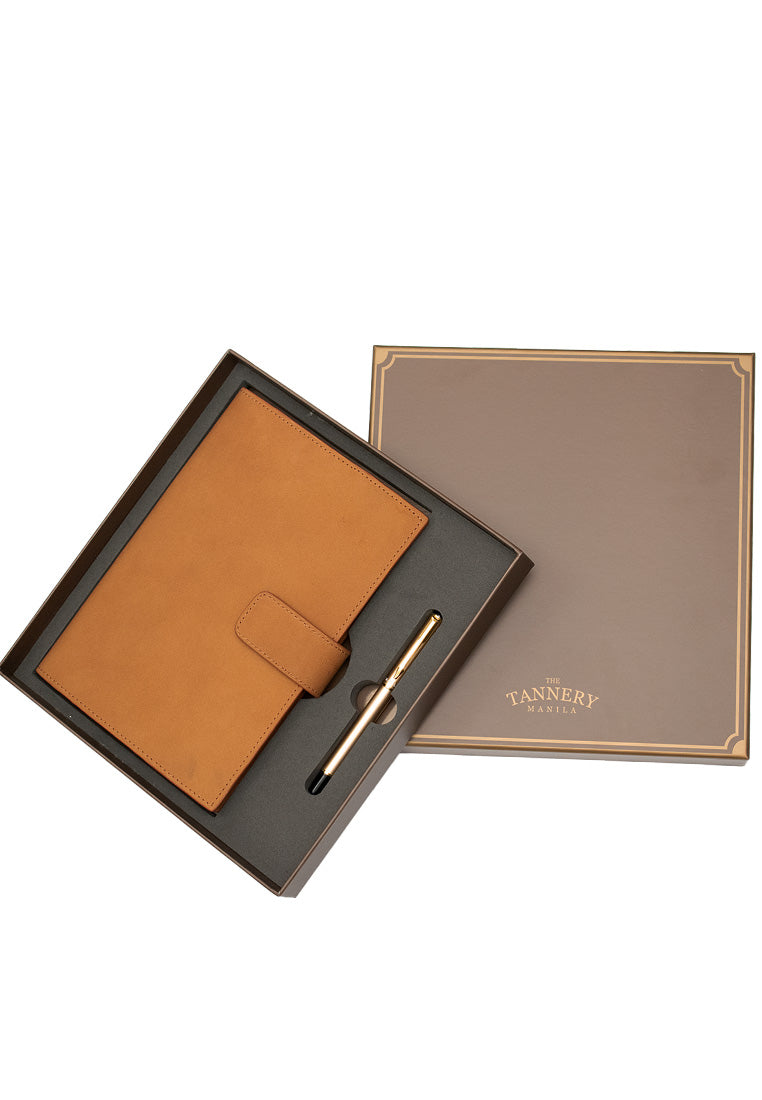 The Liam Notebook Gift Set, Tan TImber