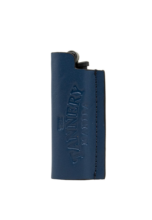 Lighter Case, Blue Nappa