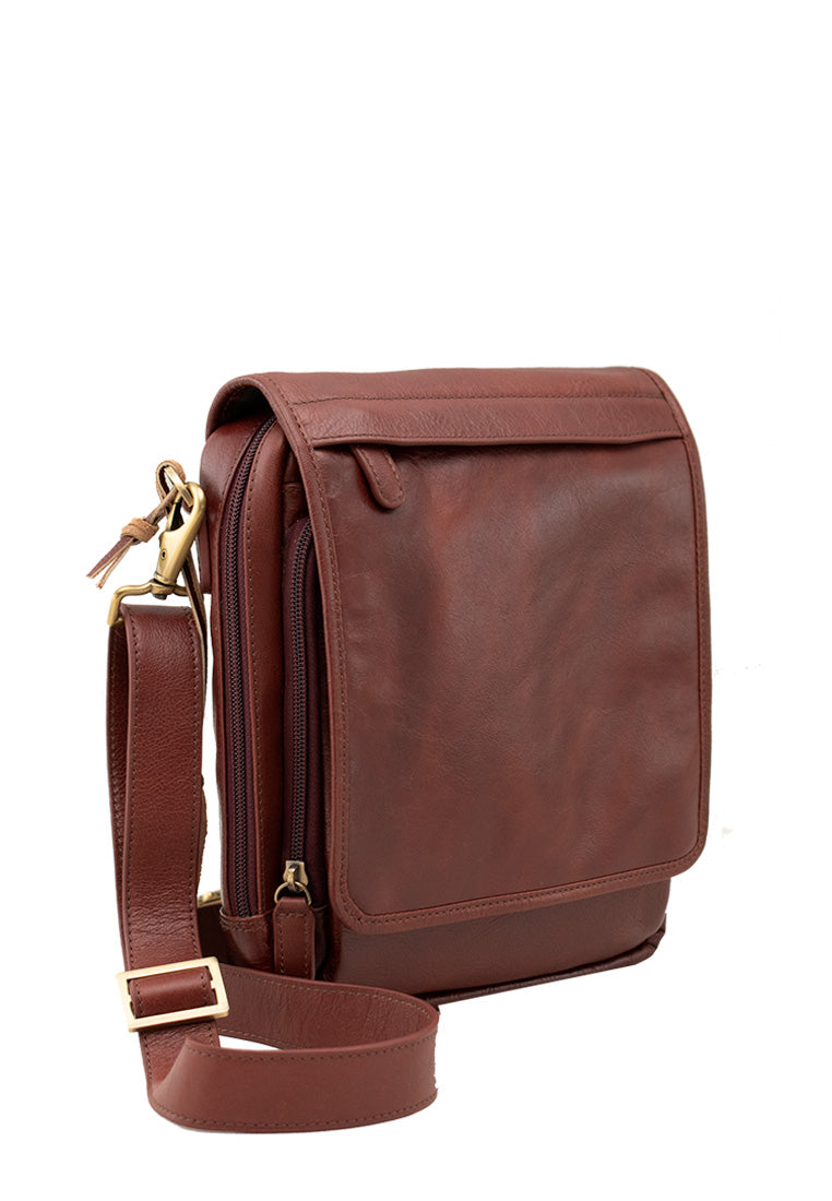The Sean, Reddish Brown Nappa
