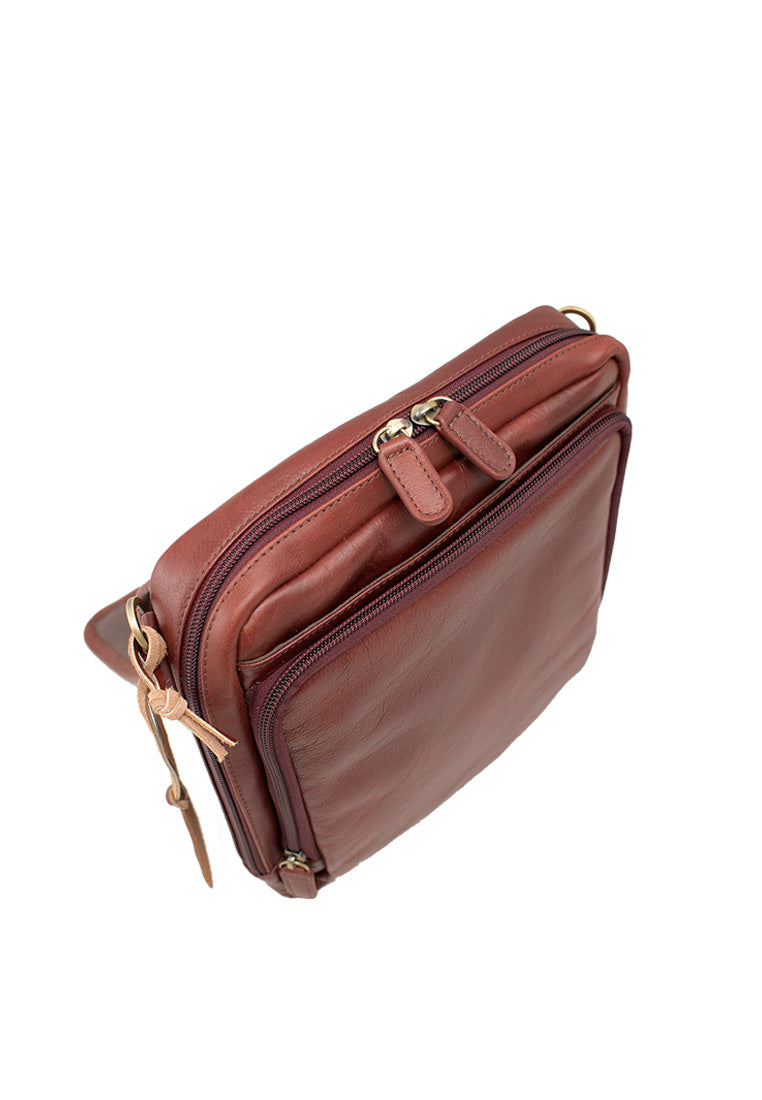 The Sean, Reddish Brown Nappa