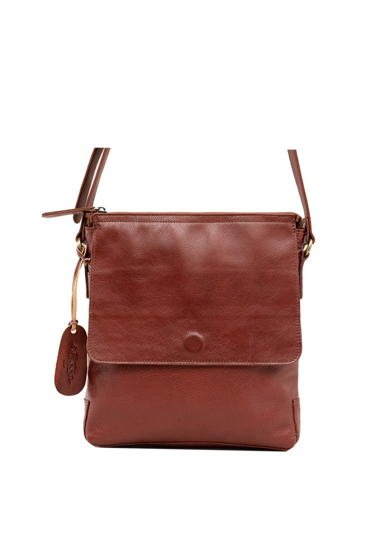 The Enrique, Reddish Brown Nappa