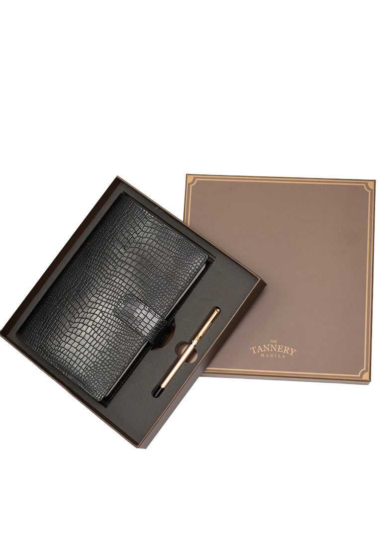 The Liam Notebook Gift Set, Black Dillia