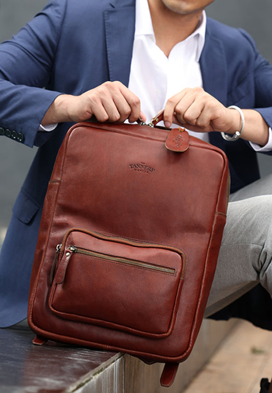 The Javier, Reddish Brown Nappa