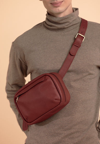 Connor, Reddish Brown Hi-Shine