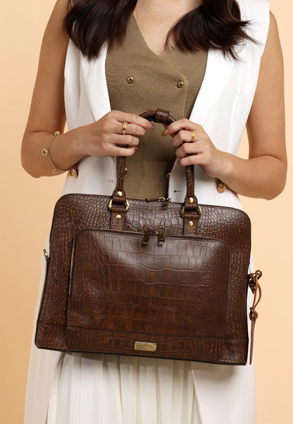 Sadie, Brown Croc