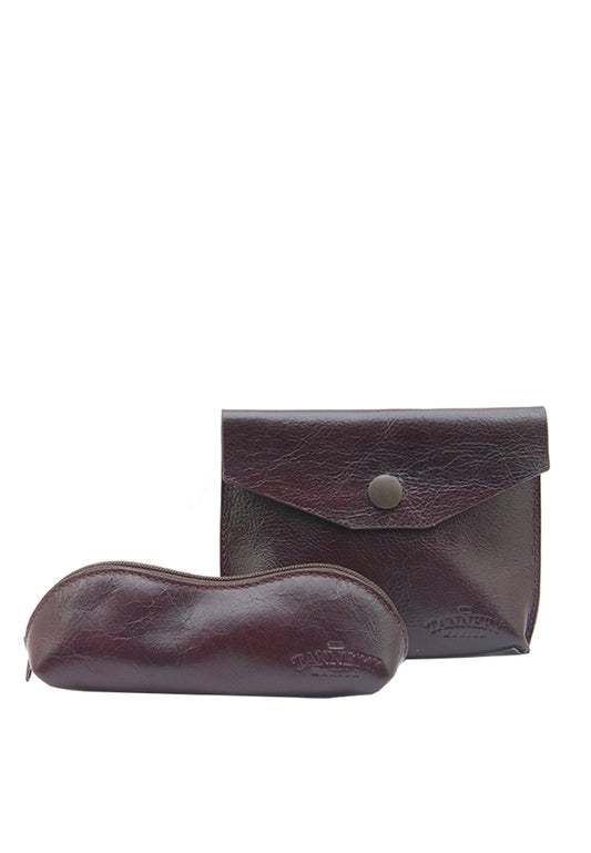 Ethan & Nica Gift Set, Burgundy Red