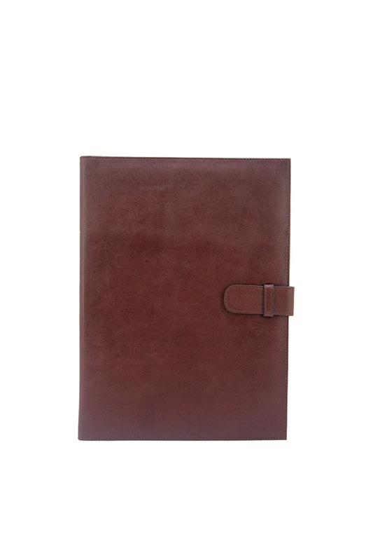 Marcella (A4), Hi-Shine Reddish Brown Nappa