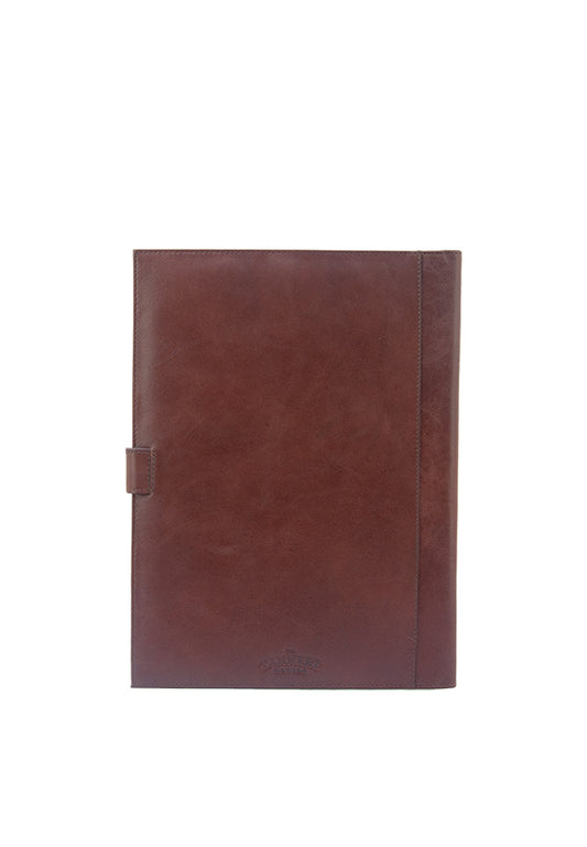 Marcella (A4), Hi-Shine Reddish Brown Nappa